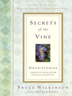 cover image of Secrets of the Vine Devotional